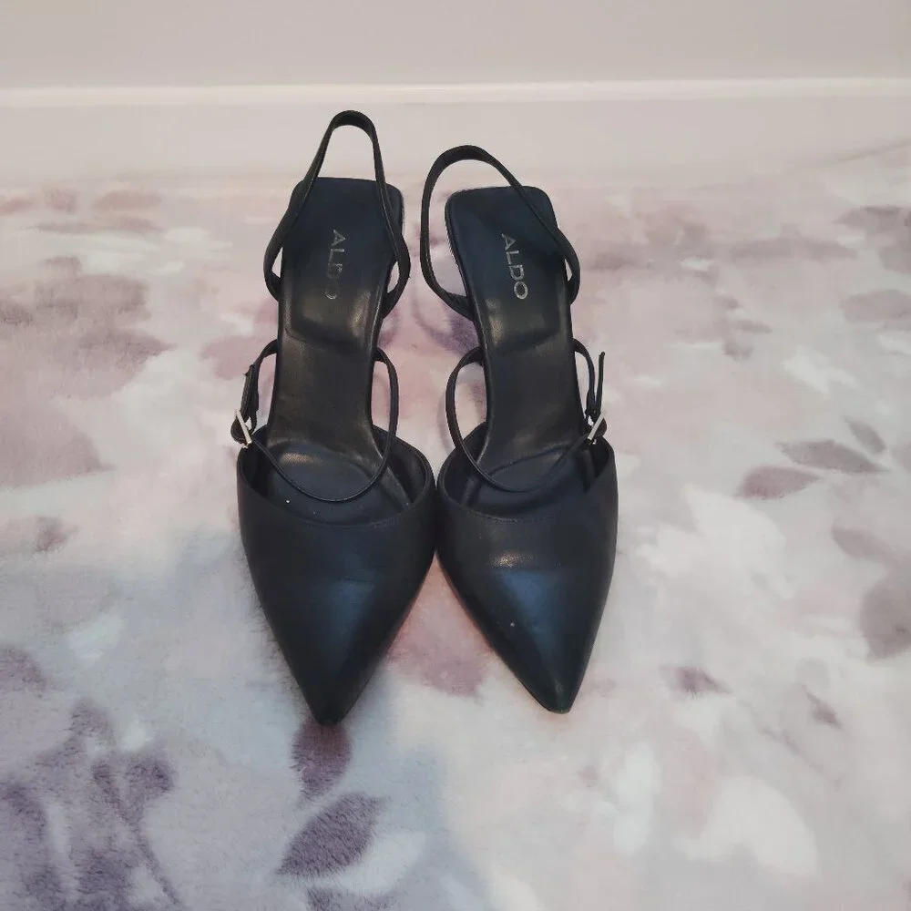 ALDO Axelle Ankle Strap Pointed Toe Pump Womens Heels - Picture 3 of 6